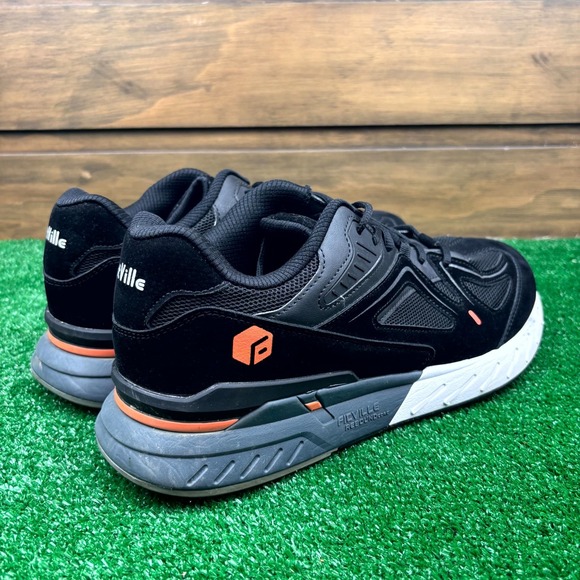 Fitville Rebound Core V1 Sneakers Men's 12.5W Black Leather Lace Up Low Top - Picture 12 of 16